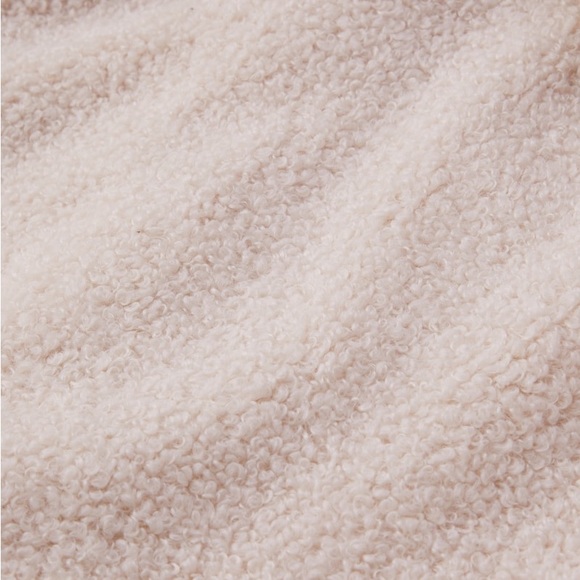 Abercrombie & Fitch Cream Sherpa Shirt Jacket - Picture 2 of 8